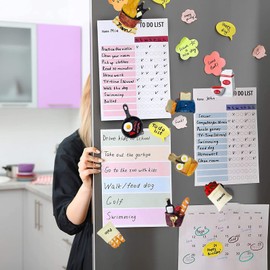 Molioon 10 Pieces Refrigerator Magnets, Cute, Stylish, Strong, 3D Magnets, Decorative Magnets, Refrigerator Decoration, Entryway Door, Interior Accessories, Gift