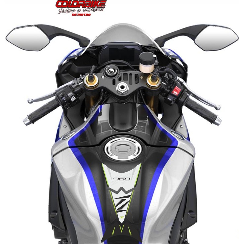 Tank Pad Tank Pad Motorcycle 3D Compatible with Kawasaki Z750