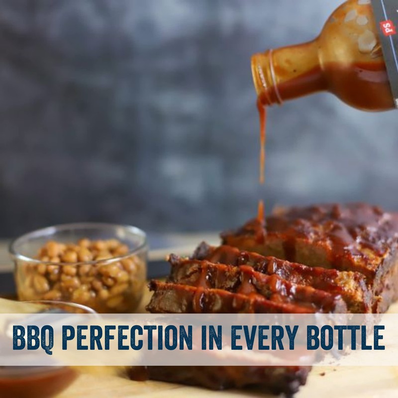 PS Seasoning Memphis King Tangy BBQ Sauce - Smoky, Sweet