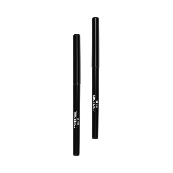 COVERGIRL Ink It! By Perfect Point Plus Waterproof Eyeliner, Black, 2 Count