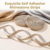Rhinestone Strips Rhinestone Ribbon Self Adhesive Trim 2 Yards
