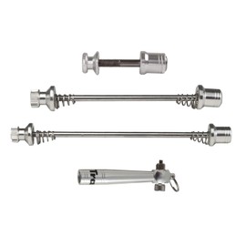 TranzX Components Quick Release Security Skewer Set - Silver