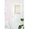 Mkono Macrame Hanging Laundry Hamper with Over The Door Hooks