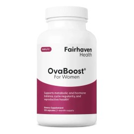 Fairhaven Health OvaBoost for Women 120 Cpsulas  Suplemento Diettico para la Salud Ovrica con Myo-Inositol, CoQ10 y Antioxidantes, Apoyo a la...      