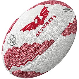 GILBERT Scarlets rugby supporter ball size 5