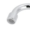 Copper Alloy Silver Wall‑Mounted 360 Degree Rotating Faucet Semi‑Automatic Kitchen