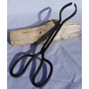 Garden Trading Cast Iron Fire Tongs, Black, 36cm (L) x