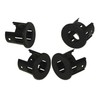 Bundle Rear Bumper Sensor Inner Outer Bezel Retainer Texture 4pcs