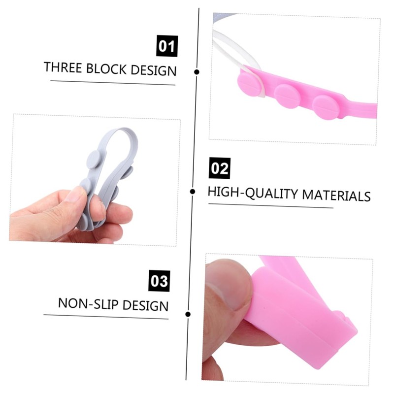 FOMIYES Adjustable Mask Hooks 6pcs Mask Extension Hooks Ear Protectors