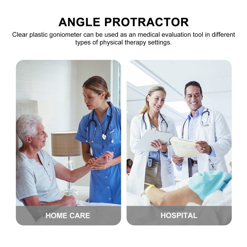 Goniometer - Goniometer Physiotherapy/Adjustable 360 Measure Goniometer/Measuring Tool Angle Ruler