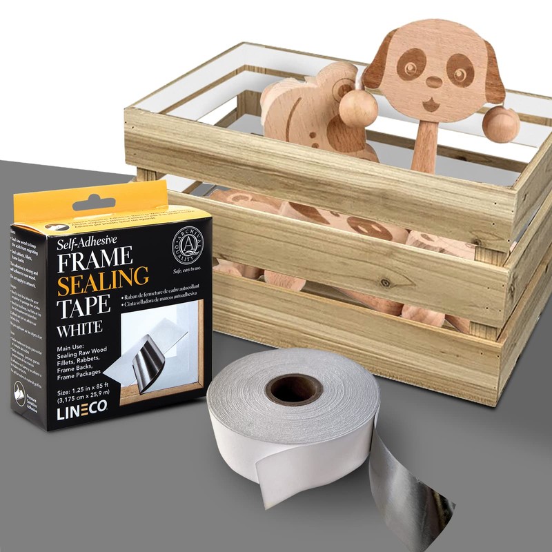Lineco Archival Self-Adhesive Frame Sealing Tape. Acid-Free, Non-Yellowing Tape, for