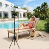 MQHUAYU 5.3FT Standing Misters for Outside Patio,Misting Cooling System with