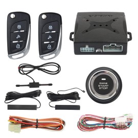 EASYGUARD EC003N-V-1 PKE Sistema de alarma de entrada pasiva sin llave para coche, botón de arranque remoto DC12V