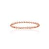Hoops & Loops Rose Gold Flashed Sterling Silver Polished Thin