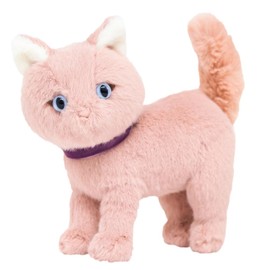 Sanlemon P-9962 Jolly Cat Plush Stuffed Toy, PK 6.3 x 3.5 x 6.3 inches (16 x 9 x 16 cm), Cute, Cute, Pink, Fashionable Cat