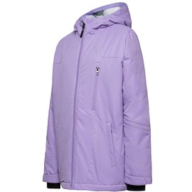 Arctix Kids' Insulated Printed Lining Cold Weather Everyday Jacket, Lilac, Medium