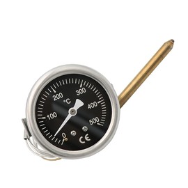 Pizza Oven Electric Oven Bread Oven Thermometer Pointer Temperature Display 500 Degrees 304 Stainless Steel Temperature Display