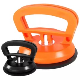 Deluxe 2x Herramienta Saca Golpes Autos Ventosa Carga Negro Naranja