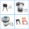 LABLT Motorcycle Ignition Switch Fuel Gas Cap Seat Lock Key