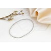 AeraVida Simple Round 3mm Beads .925 Sterling Silver Stretch Bracelet