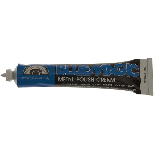 Blue Magic 100 Metal Polish Cream - 3.5 oz, White