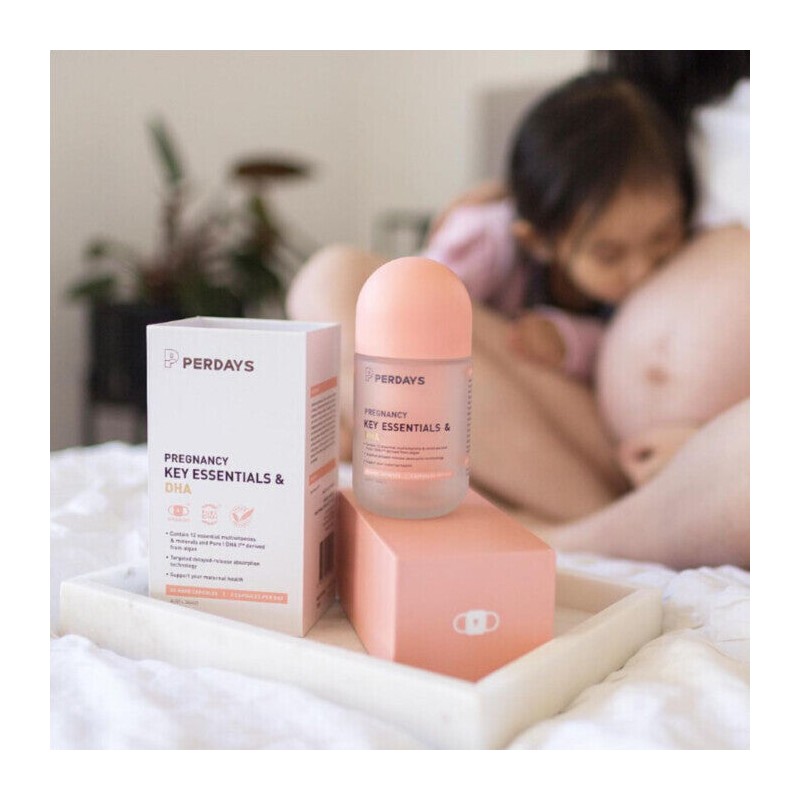 Perdays Pregnancy Key Essentials & DHA, 60 Capsules