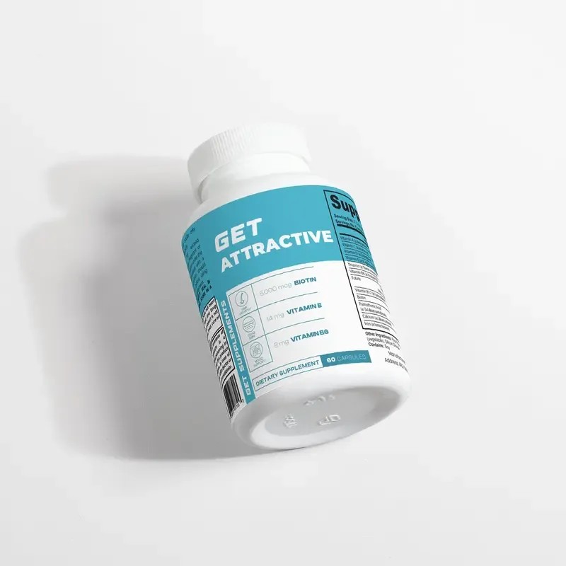 GET ATTRACTIVE Supplements - Natural Vitamin Nail Biotin Beauty 5000