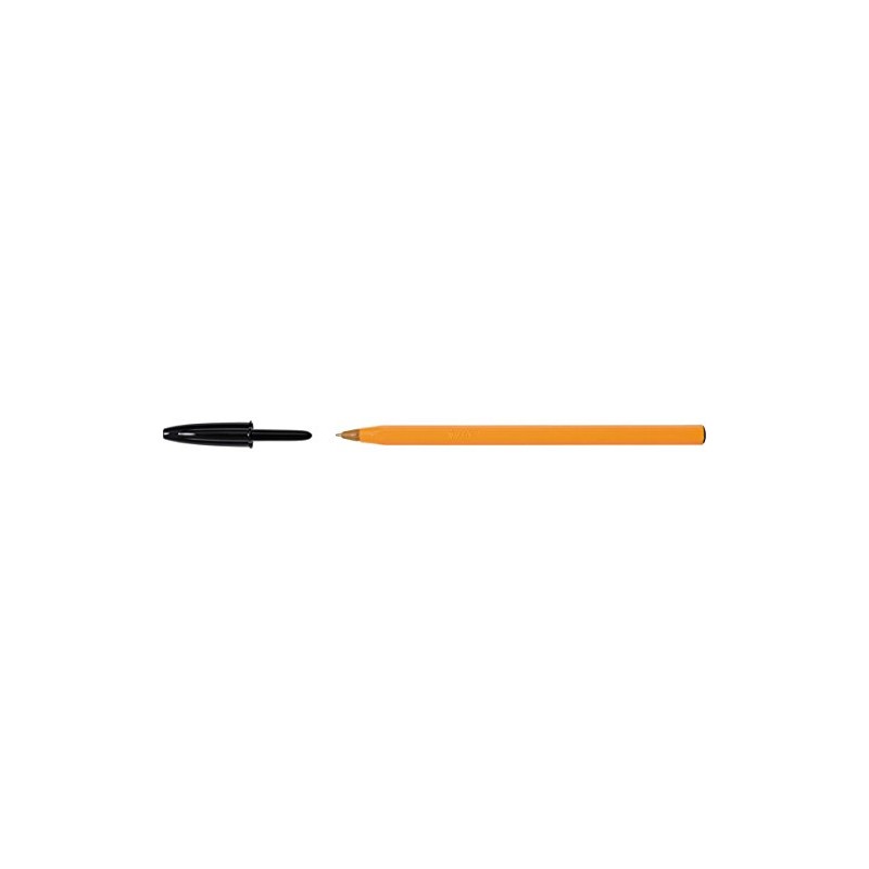 BIC 6 x Black Hexagonal Fine Point Ballpoint Pens