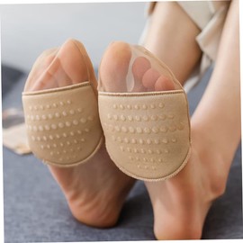 Healvian 20pairs Breathable Half Socks for Women Foot Accessory Non- Forefoot Pads Comfortable Cushioning for High Heels and Everyday Wear Skin Tone Options