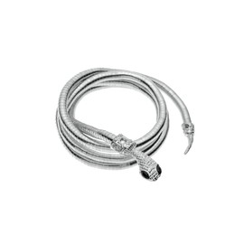 Punk Glexible Snake Adjustable Bracelet Flexible Bendable Snake Snake Choker Bracelet Necklace for Women Men Hollween Party Gifts Jewelry-Silver