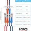 MELIFE 10PCS Lever Wire Connectors, 2 in 6 Out Quick
