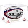Better Display Cases Clear Acrylic Rugby Ball Display Case with
