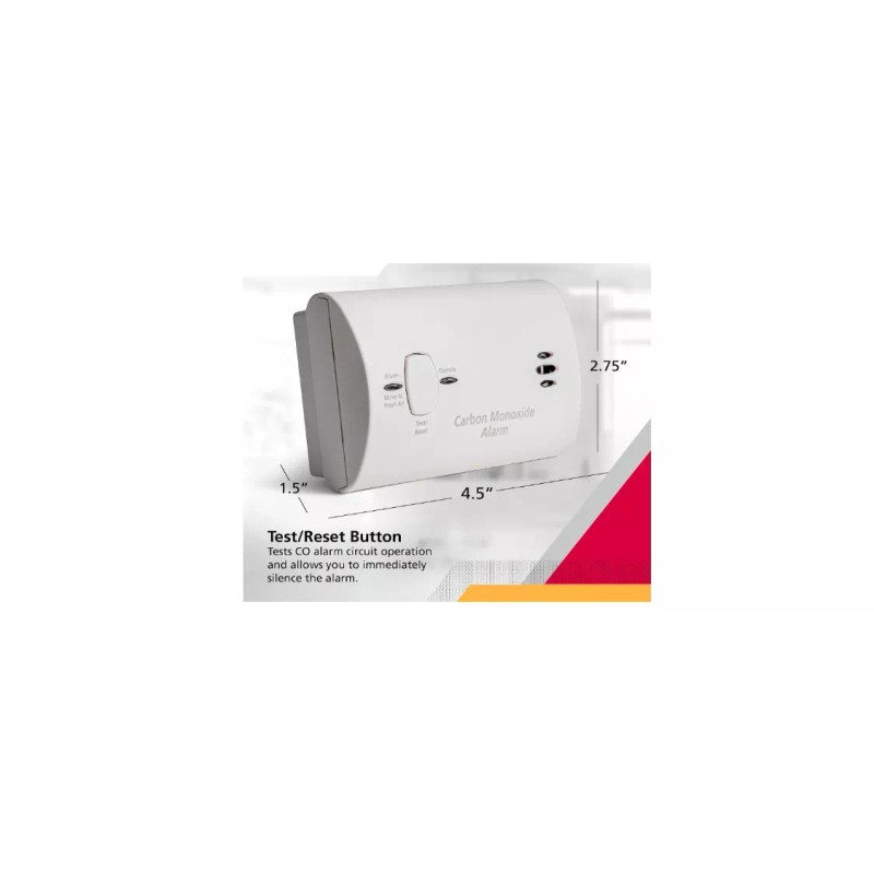 Kidde LED Carbon Monoxide Detector Battery Powered CO Alarm Test