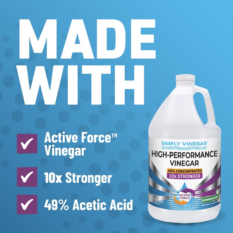 Simply Vinegar Industrial Strength 49% Vinegar – High-Performance Concentrated Cleaner