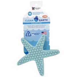 KW01 SKP08729 SPUNKY PUP Clean Earth Chew Starfish,1 Pack of 1 Piece