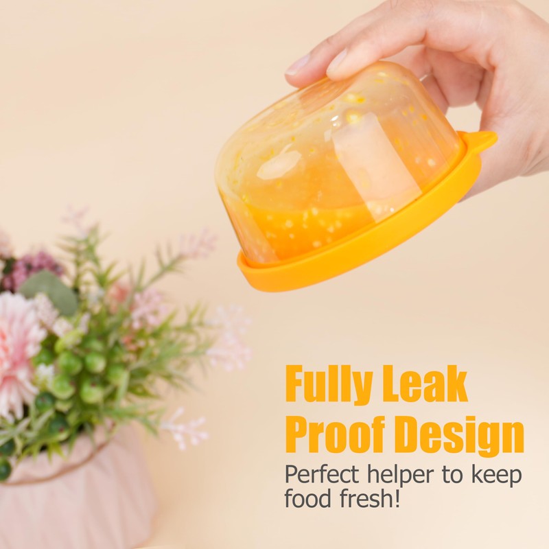 LUVCOSY 7 Cup Silicone Replacement Lids Storage Cover for Pyrex