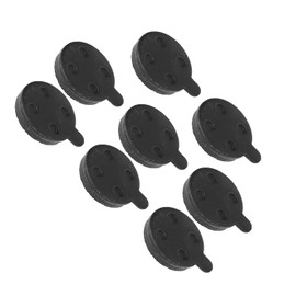 4 Pairs Brake Pad, Red Copper Semi Metal Brake Pad Brake Disc Rotor Pad Fit for 10in Scooter Brake Pads 18Mm Brake Pads Scooter