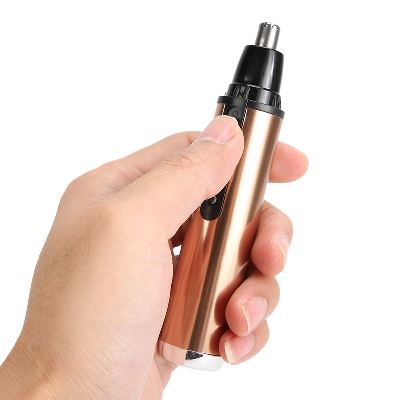 Rechargeable Electric Nose Hair Trimmer Portable Nasal Hair Shaver Cutting