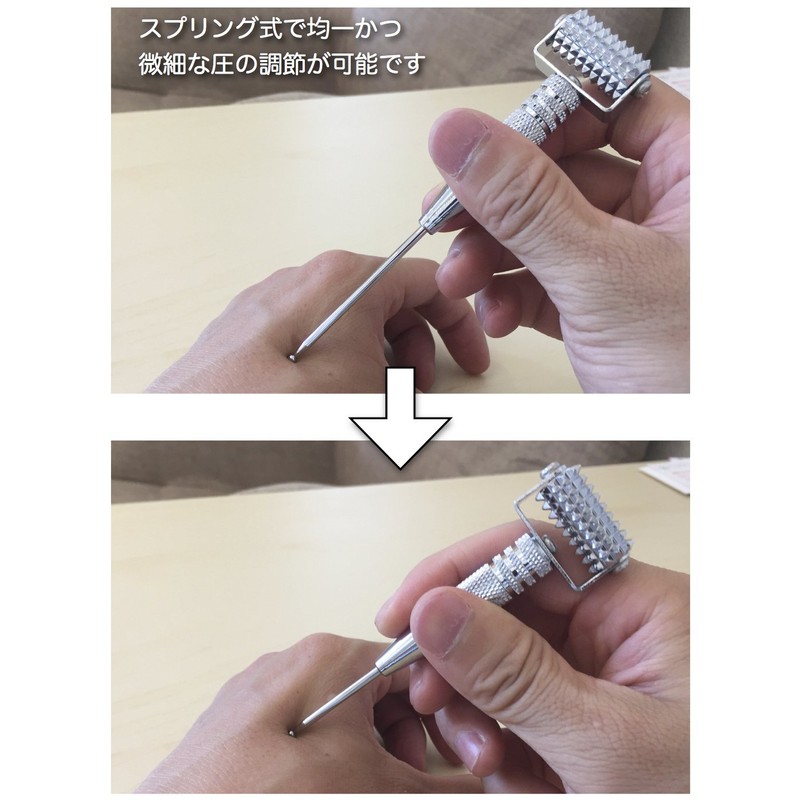 Bonte Facial Roller, Acupuncture, Spring Type, Model Number: st