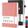 FOCUS DAY Lined Notebook Journals for Women/Men Work, 2 Pack