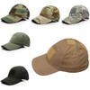 DURUS Mens Tactical Army Camo Baseball Skip Cap - Plain