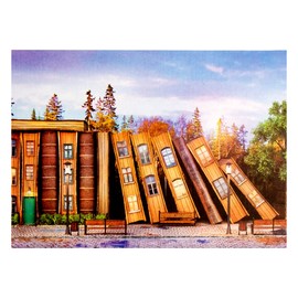 Arrow 1851 Fantasy Library 1000 Piece Puzzle for Adults & Kids | 27 x 20 Inch Jigsaw Puzzles Game with Extra Thick Pieces That Fit Together Easily | Made from Recycled Paper | Bonus Poster Included