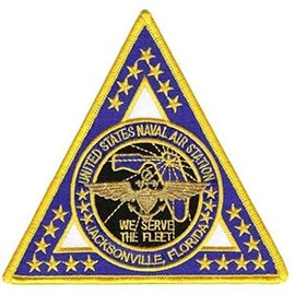 Squadron Nostalgia LLC NAS Jacksonville Patch – Sew On, 4"