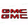 Auto GMC Front Rear Black Red GMC Emblem 2020+ Sierra