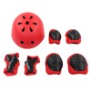 7pcs/set Children Safety Helmet Knee Elbow Pad Sets Breathable Riding