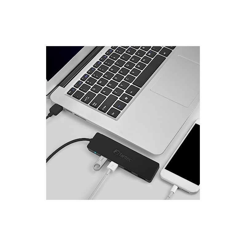 FANTEC 2568 UMP-4U3-A Universal 4X USB HUB with USB Connector