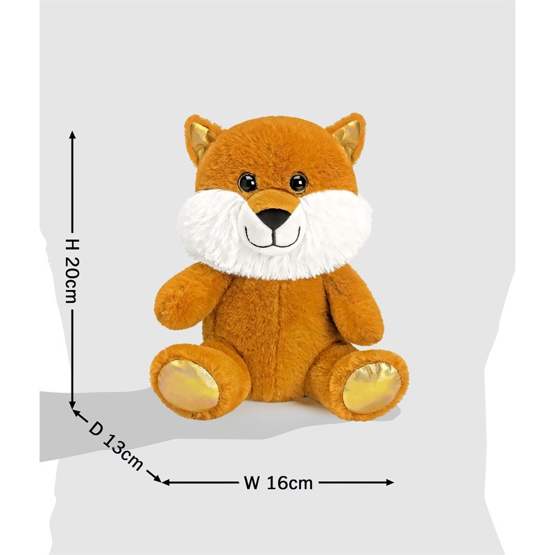 Mousehouse Gifts - Wild Animal Fox Soft Toy, Plush Cuddly