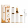 2-in-1 Rechargeable Facial Hair Remover & Eyebrow Trimmer for Women