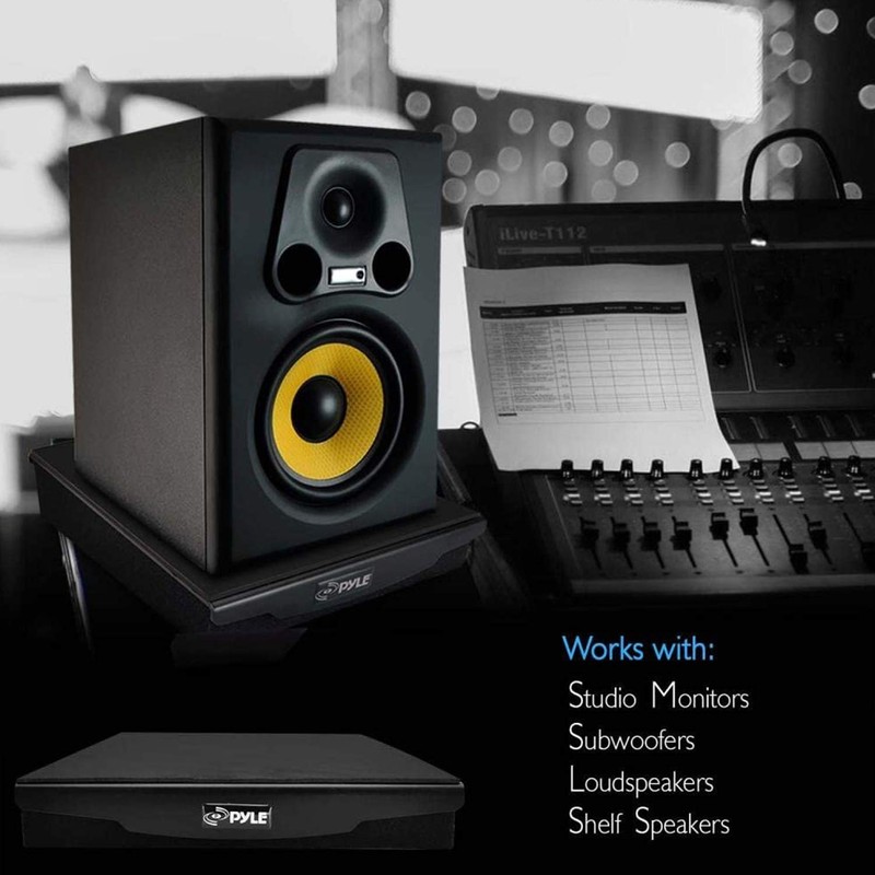 Pyle Speaker Isolation Pads - 10.4 x 13 x 2.8