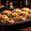 YSAMAX Non-Stick Sturdy 12 Cupcake Baking Muffin Tray, Innovative Baking